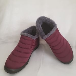 Snow Burgundy Boots